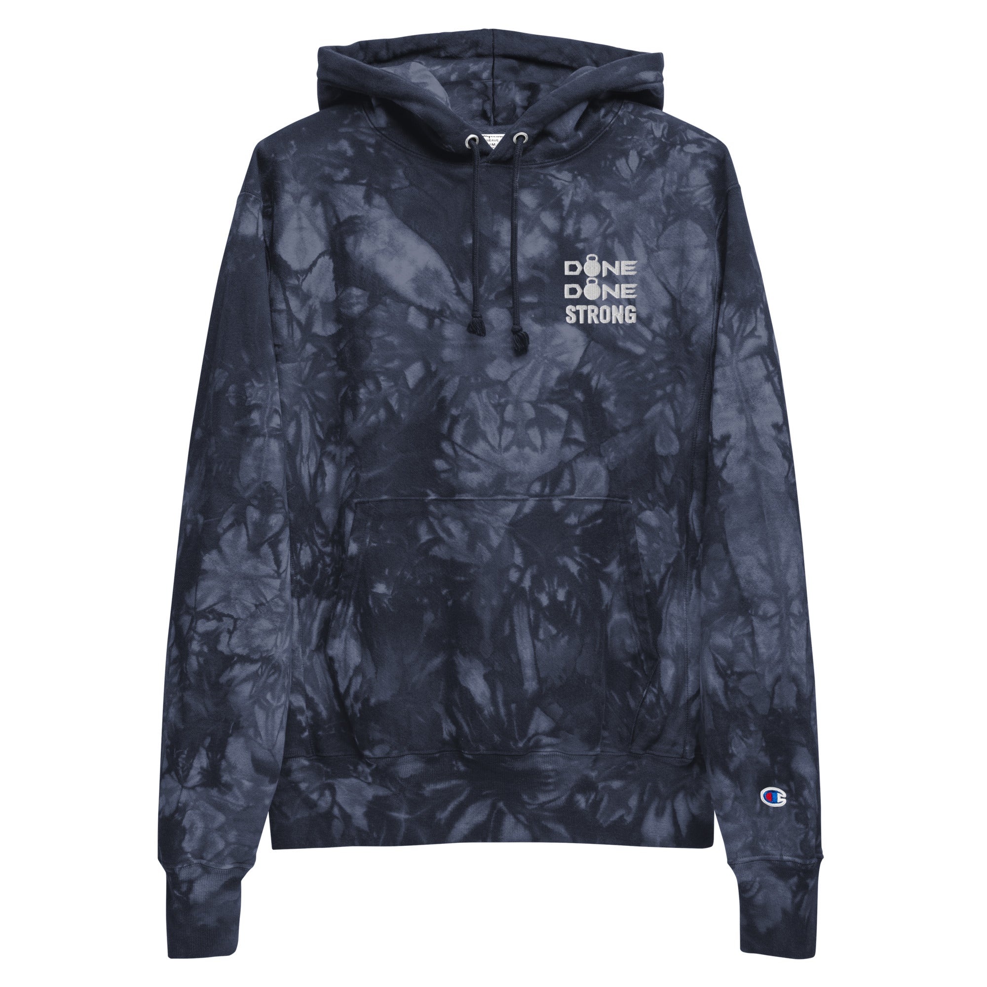 DDF Strong Unisex Champion tie-dye hoodie