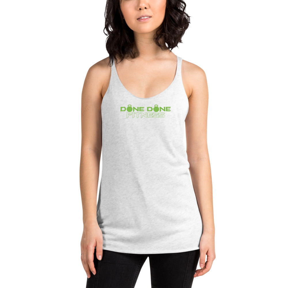 Logo Green Women's Racerback Tank