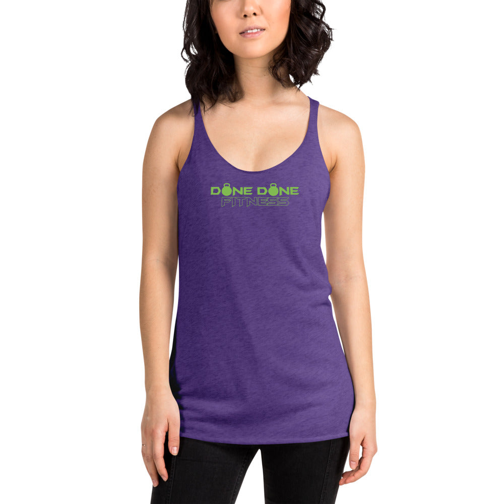 Logo Green Women's Racerback Tank
