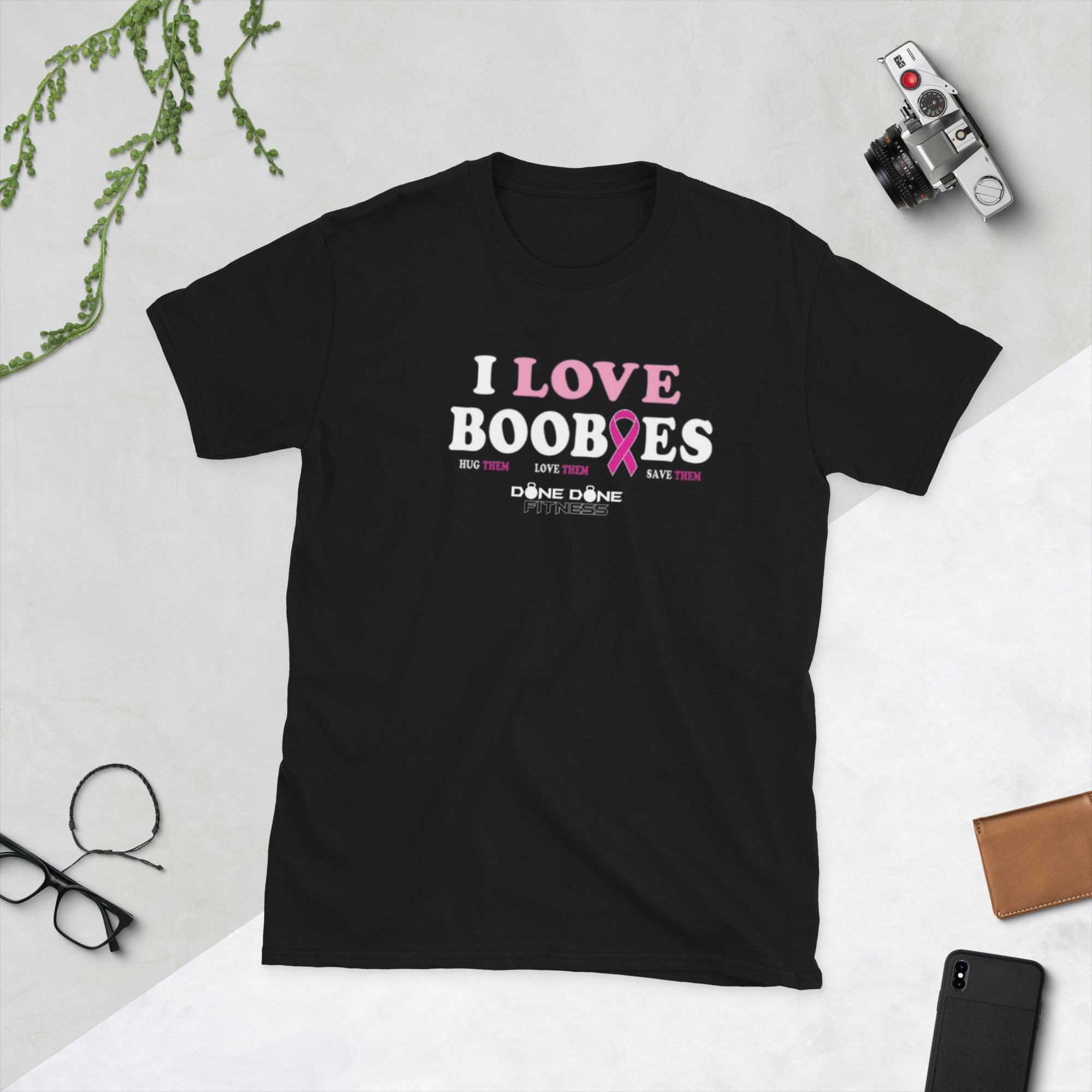 I Love Boobies Short-Sleeve Unisex T-Shirt