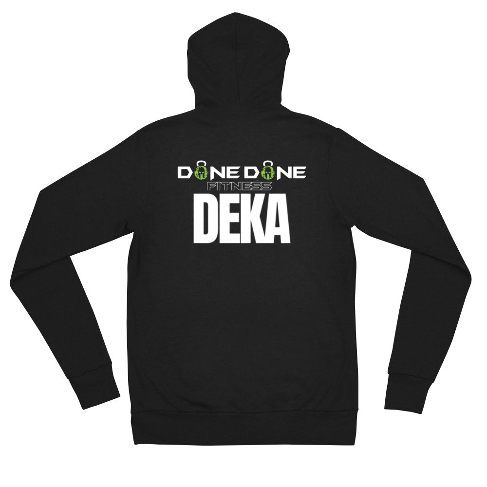 DEKA BELLA Unisex zip hoodie