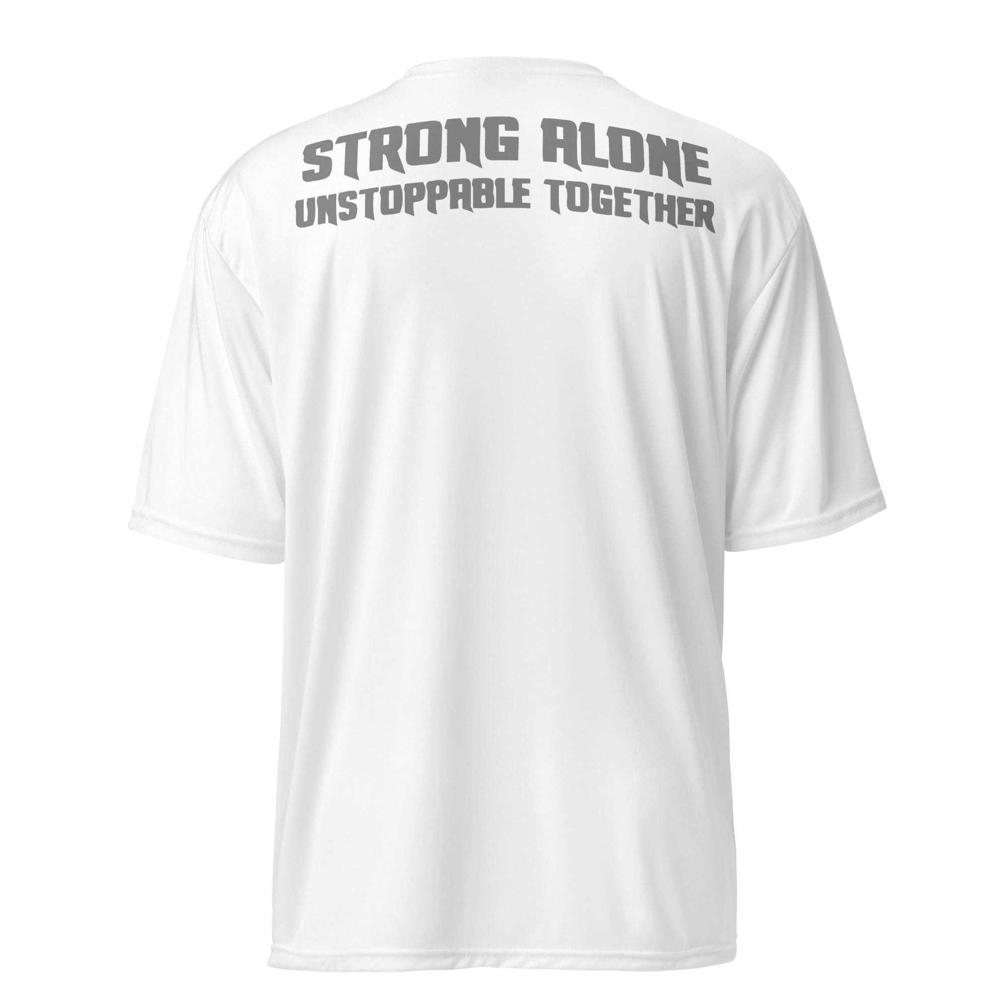 Done Done Strong Unisex performance crew neck t-shirt