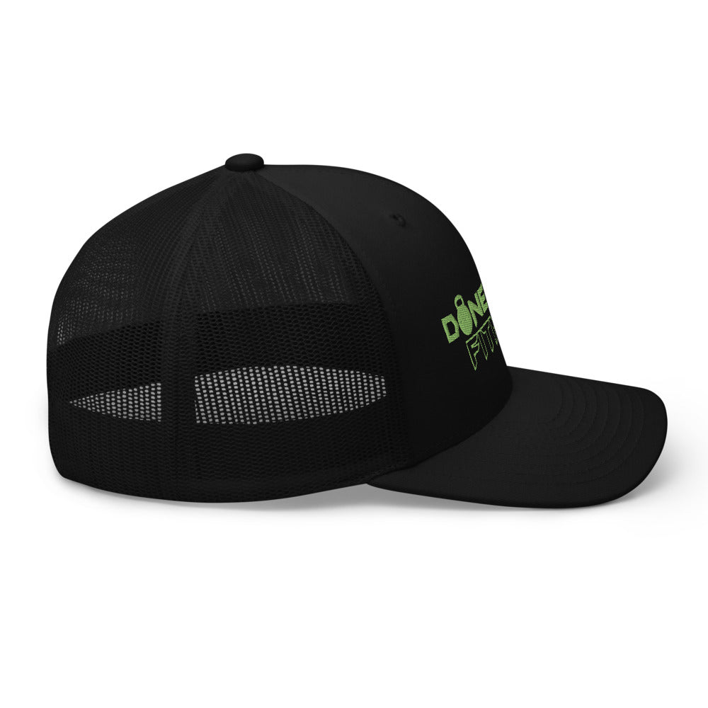 Logo Green Embroidered Trucker Cap